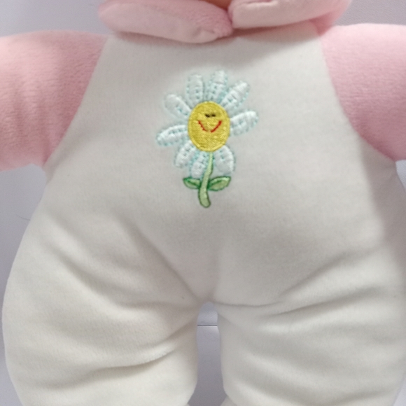 Well Made Toys Plush Hug N Snuggle Pink Baby Doll Rattle Stuffed Toy 12" Doll St - Picture 4 of 7